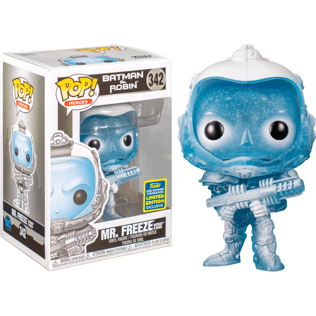 FUNKO DC Comics - Figurine Mr Freeze Glitter Convention Exclusive POP! 1 FUNKO DC Comics - Figurine Mr Freeze Glitter Convention Exclusive POP!