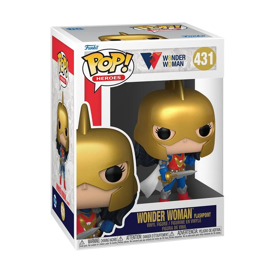 FUNKO DC Comics Wonder Woman 80th - Figurine Wonder Woman (Flashpoint) POP! 2 FUNKO DC Comics Wonder Woman 80th - Figurine Wonder Woman (Flashpoint) POP! – Image 2