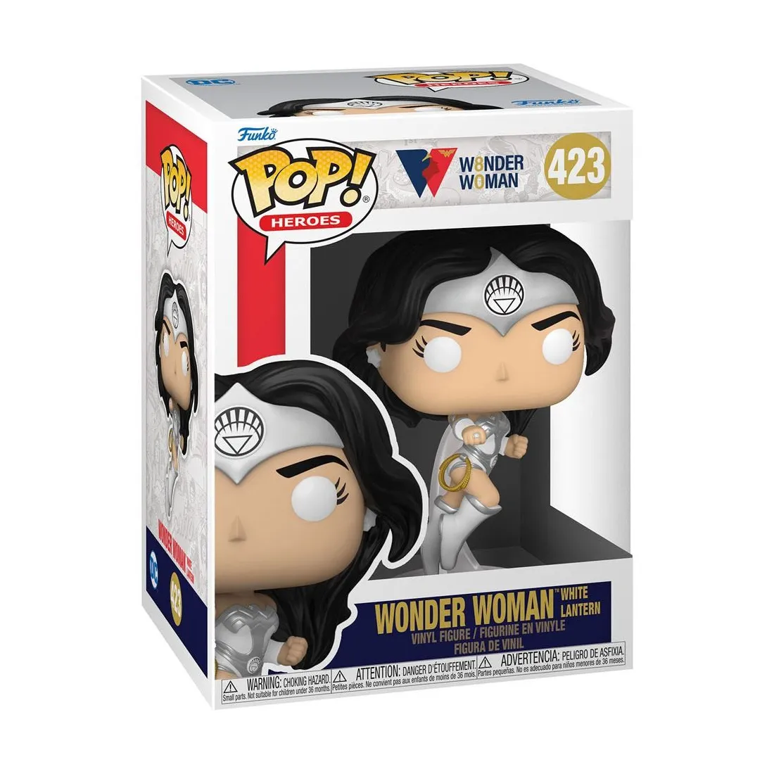 FUNKO DC Comics Wonder Woman 80th - Figurine Wonder Woman (White Lantern) POP! 2 FUNKO DC Comics Wonder Woman 80th - Figurine Wonder Woman (White Lantern) POP! – Image 2