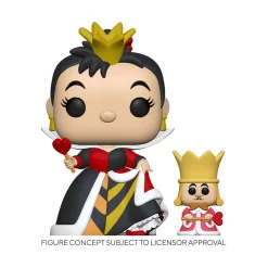 FUNKO Disney Alice Au Pays Des Merveilles - Figurine Queen With King POP! & Buddy