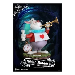 BEAST KINGDOM Disney Alice Au Pays Des Merveilles - Master Craft - Figurine The White Rabbit PRÉCOMMANDE