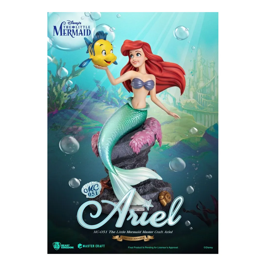 BEAST KINGDOM Disney La Petite Sirène - Master Craft - Figurine Ariel 2 BEAST KINGDOM Disney La Petite Sirène - Master Craft - Figurine Ariel – Image 2