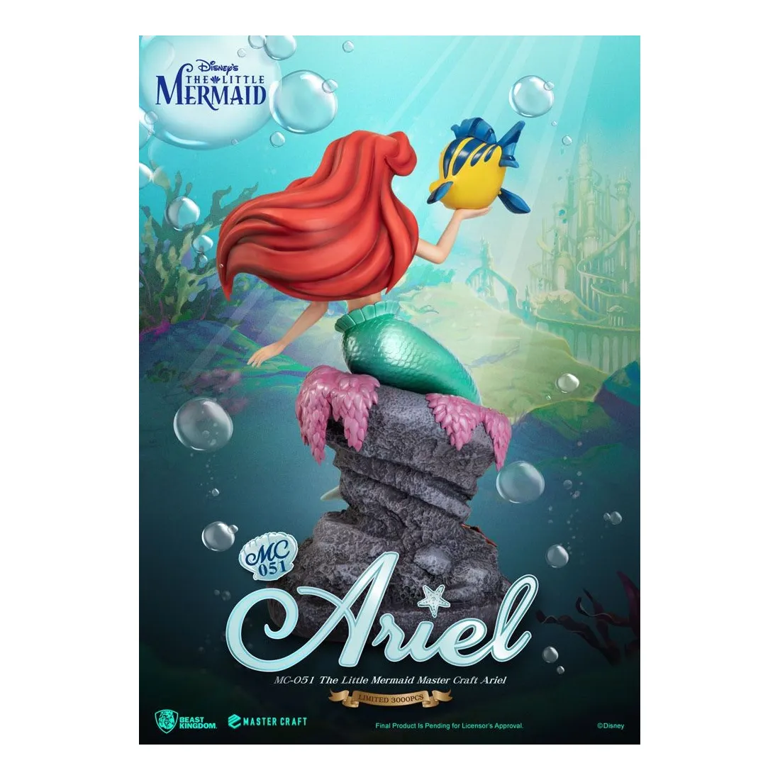 BEAST KINGDOM Disney La Petite Sirène - Master Craft - Figurine Ariel 4 BEAST KINGDOM Disney La Petite Sirène - Master Craft - Figurine Ariel – Image 4
