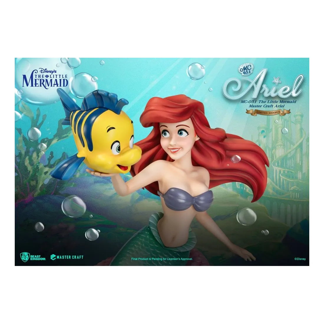 BEAST KINGDOM Disney La Petite Sirène - Master Craft - Figurine Ariel 7 BEAST KINGDOM Disney La Petite Sirène - Master Craft - Figurine Ariel – Image 7