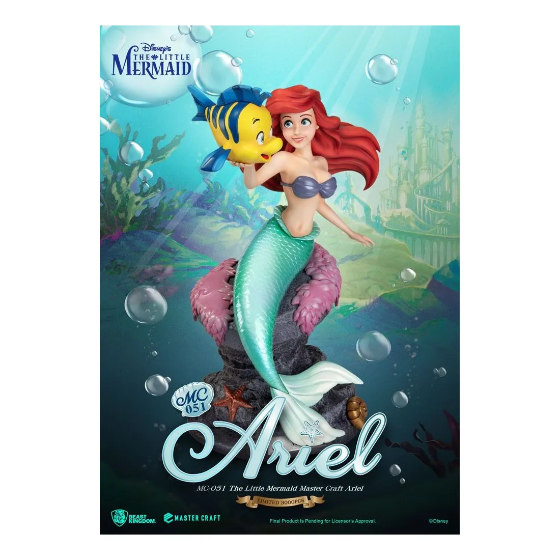 BEAST KINGDOM Disney La Petite Sirène - Master Craft - Figurine Ariel 8 BEAST KINGDOM Disney La Petite Sirène - Master Craft - Figurine Ariel – Image 8
