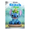 BEAST KINGDOM Disney Stitch - Master Craft - Figurine Stitch With Frog PRÉCOMMANDE