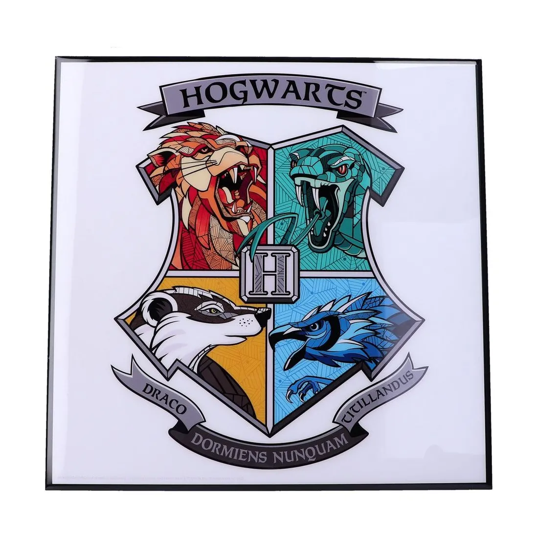 Harry Potter - Tableau Crystal Clear Picture Hogwarts Crest 1 Harry Potter - Tableau Crystal Clear Picture Hogwarts Crest