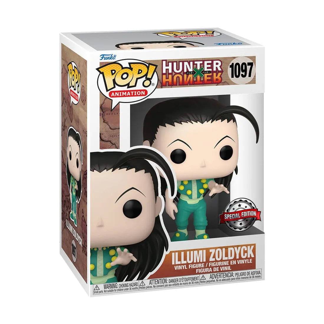 FUNKO Hunter X Hunter - Figurine Illumi Zoldyck Special Edition 1097 POP! 2 FUNKO Hunter X Hunter - Figurine Illumi Zoldyck Special Edition 1097 POP! – Image 2
