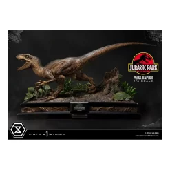 Jurassic Park - Museum Collection 1/6 - Figurine Velociraptor Attack -Figurines Soldes jurassic park museum collection 16 velociraptor attack 15
