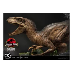 Jurassic Park - Museum Collection 1/6 - Figurine Velociraptor Attack -Figurines Soldes jurassic park museum collection 16 velociraptor attack 16