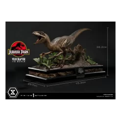 Jurassic Park - Museum Collection 1/6 - Figurine Velociraptor Attack -Figurines Soldes jurassic park museum collection 16 velociraptor attack 19