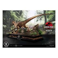 Jurassic Park - Museum Collection 1/6 - Figurine Velociraptor Attack -Figurines Soldes jurassic park museum collection 16 velociraptor attack 3