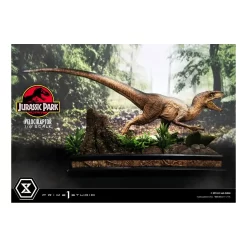 Jurassic Park - Museum Collection 1/6 - Figurine Velociraptor Attack -Figurines Soldes jurassic park museum collection 16 velociraptor attack 5