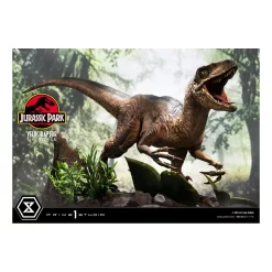 Jurassic Park - Museum Collection 1/6 - Figurine Velociraptor Attack -Figurines Soldes jurassic park museum collection 16 velociraptor attack 6