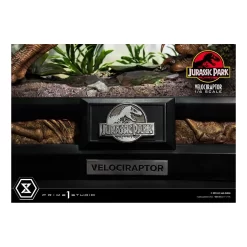 Jurassic Park - Museum Collection 1/6 - Figurine Velociraptor Attack -Figurines Soldes jurassic park museum collection 16 velociraptor attack 7