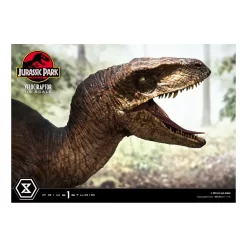 Jurassic Park - Museum Collection 1/6 - Figurine Velociraptor Attack -Figurines Soldes jurassic park museum collection 16 velociraptor attack 9