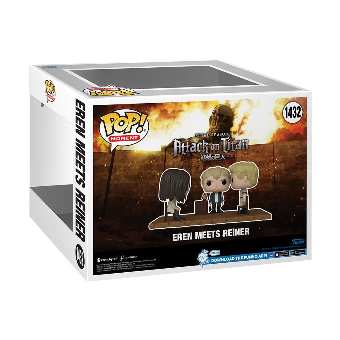 FUNKO L'Attaque Des Titans - Figurine Eren Meet Reiner 1432 POP! Moment PRÉCOMMANDE 3 FUNKO L'Attaque Des Titans - Figurine Eren Meet Reiner 1432 POP! Moment PRÉCOMMANDE – Image 3