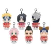 BANPRESTO Naruto - Tomonui Peluches Séries 1 (Naruto, Sasuke, Kakashi, Sakura, Shikamaru, Choji)