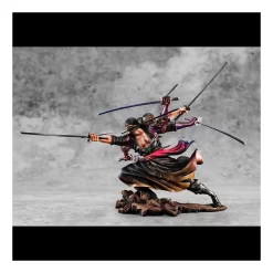 MegaHouse One Piece - Portrait Of Pirates Excellent Model SA-Maximum - Figurine Roronoa Zoro Ver. Demon Spirit Kyuutouryuu Asura