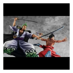 MegaHouse One Piece - Portrait Of Pirates Warriors Alliance - Figurine Zoro Juro PRÉCOMMANDE -Figurines Soldes one piece portrait of pirates warriors alliance figurine zoro juro 9
