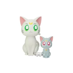 BANPRESTO Pretty Guardian Sailor Moon Cosmos The Movie - Sofvimates - Figurine Artemis & Diana PRÉCOMMANDE