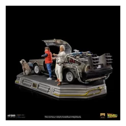 Retour Vers Le Futur - Art Scale 1/10 - Figurine DeLorean Full Set Deluxe PRÉCOMMANDE -Figurines Soldes retour vers le futur art scale 110 figurine delorean full set deluxe 6