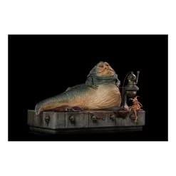Star Wars - BDS Deluxe Art Scale 1/10 - Figurine Jabba The Hutt -Figurines Soldes star wars bds deluxe art scale 110 figurine jabba the hutt 11