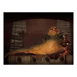 Star Wars - BDS Deluxe Art Scale 1/10 - Figurine Jabba The Hutt -Figurines Soldes star wars bds deluxe art scale 110 figurine jabba the hutt 13