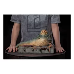 Star Wars - BDS Deluxe Art Scale 1/10 - Figurine Jabba The Hutt -Figurines Soldes star wars bds deluxe art scale 110 figurine jabba the hutt 15
