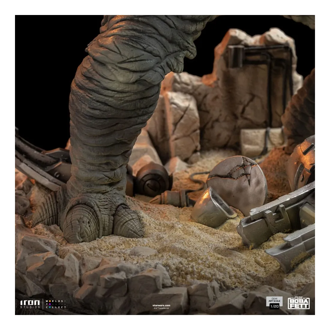 Star Wars: Le Livre De Boba Fett - Demi Art Scale 1/20 - Figurine Boba Fett & Rancor PRÉCOMMANDE 11 Star Wars: Le Livre De Boba Fett - Demi Art Scale 1/20 - Figurine Boba Fett & Rancor PRÉCOMMANDE – Image 11
