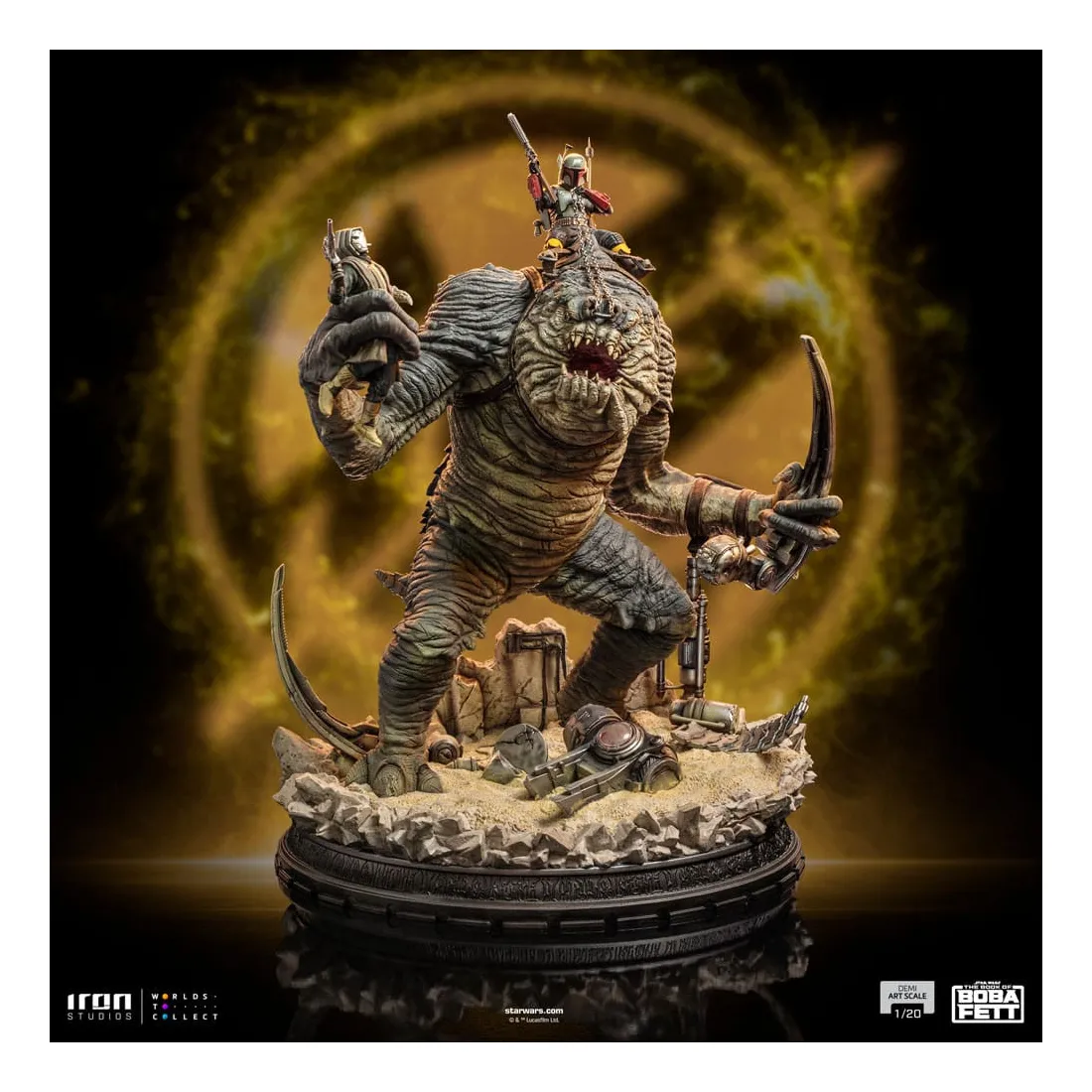 Star Wars: Le Livre De Boba Fett - Demi Art Scale 1/20 - Figurine Boba Fett & Rancor PRÉCOMMANDE 17 Star Wars: Le Livre De Boba Fett - Demi Art Scale 1/20 - Figurine Boba Fett & Rancor PRÉCOMMANDE – Image 17