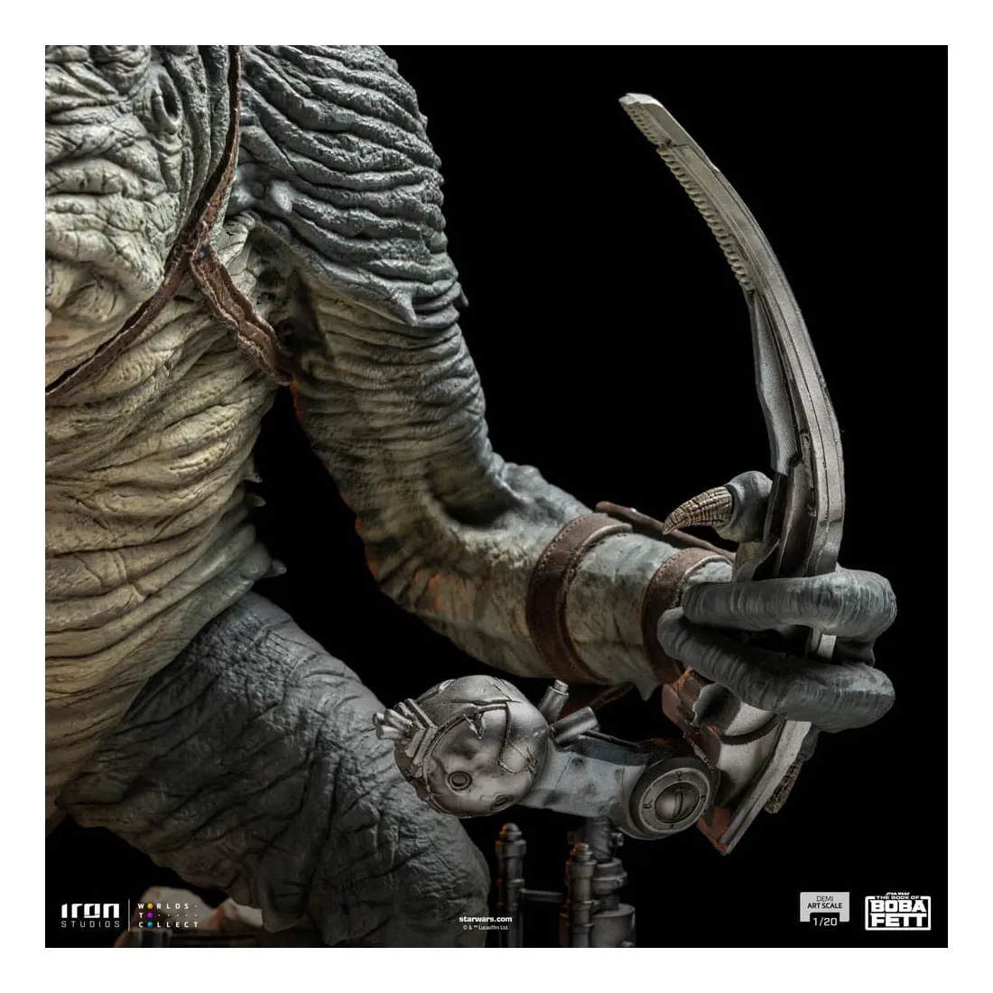 Star Wars: Le Livre De Boba Fett - Demi Art Scale 1/20 - Figurine Boba Fett & Rancor PRÉCOMMANDE 7 Star Wars: Le Livre De Boba Fett - Demi Art Scale 1/20 - Figurine Boba Fett & Rancor PRÉCOMMANDE – Image 7