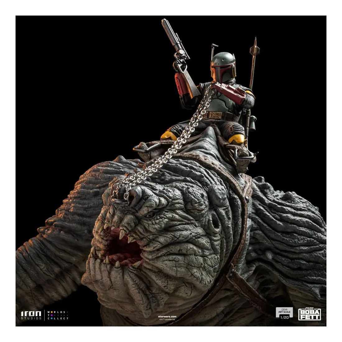 Star Wars: Le Livre De Boba Fett - Demi Art Scale 1/20 - Figurine Boba Fett & Rancor PRÉCOMMANDE 8 Star Wars: Le Livre De Boba Fett - Demi Art Scale 1/20 - Figurine Boba Fett & Rancor PRÉCOMMANDE – Image 8