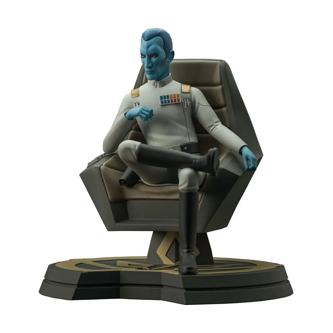 Gentle Giant Star Wars: Rebels - Premier Collection 1/7 - Figurine Grand Admiral Thrawn (on Throne) PRÉCOMMANDE 2 Gentle Giant Star Wars: Rebels - Premier Collection 1/7 - Figurine Grand Admiral Thrawn (on Throne) PRÉCOMMANDE – Image 2