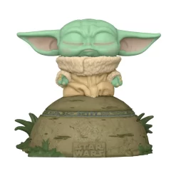 FUNKO Star Wars: The Mandalorian - Figurine The Child Using The Force Deluxe POP!