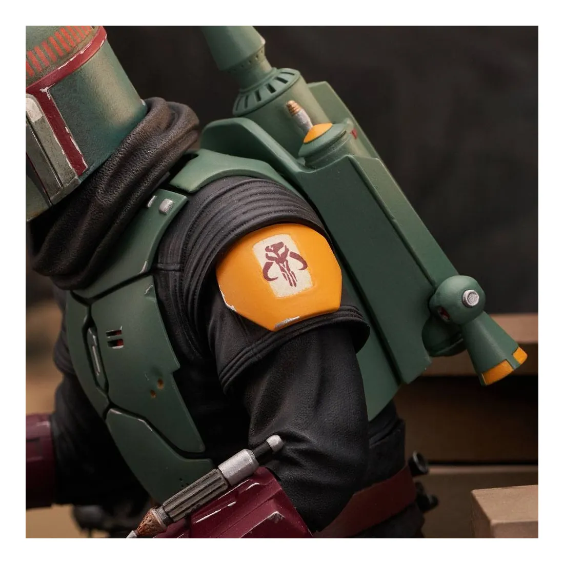 Gentle Giant Star Wars The Mandalorian - Premier Collection 1/7 - Figurine Boba Fett On Throne 12 Gentle Giant Star Wars The Mandalorian - Premier Collection 1/7 - Figurine Boba Fett On Throne – Image 12