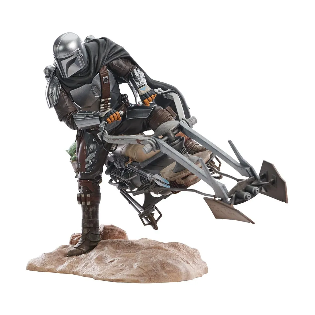 Gentle Giant Star Wars The Mandalorian - Premier Collection 1/7 - Figurine Din Djarin On Speeder Bike PRÉCOMMANDE 1 Gentle Giant Star Wars The Mandalorian - Premier Collection 1/7 - Figurine Din Djarin On Speeder Bike PRÉCOMMANDE